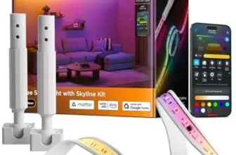 Govee Smart LED Strip Light 13.1′ with Skyline Kit for $47.99