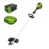 Greenworks 60V 8″ Brushless Cordless Edger with 2.0Ah Battery & Charger for $180