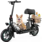 Gyroor C1S Electric Scooter with Seat Now $279.99