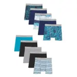 Hanes Boys’ Comfort Flex Moisture-Wicking Boxer Briefs 10-Pack for $11.89