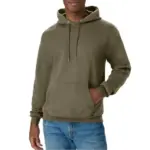 Hanes EcoSmart Fleece Hoodie in Fatigue Green for $8.15