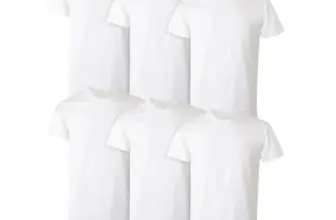 Hanes Men’s Stay-Tucked Soft Cotton Undershirts 6-Pack for $12.07