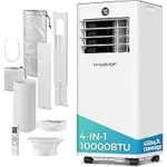 Haushof 10000-BTU Portable Air Conditioner for Rooms Up to 450 sq ft – $179.99