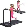 HevGlrm 3.0HP Under Desk Walking Pad Treadmill with Incline for $99.99