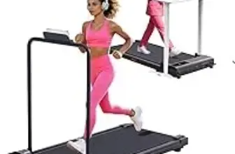 HevGlrm 3.0HP Under Desk Walking Pad Treadmill with Incline for $99.99