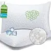 Heycuzi 29″x18″ Adjustable Cooling Shredded Queen Size Pillow Set (2-Pack) for $27.59