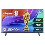 Hisense 32-Inch QD4SR Series Hi-QLED HD Smart Roku TV for $119.99