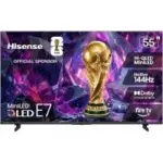 Hisense E7 Cinema Series 55″ 4K 144Hz Mini-LED Smart Fire TV for $497.99