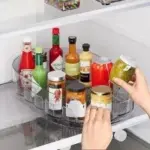 Holinwa 13.5″ x 8.5″ Lazy Susan Refrigerator Organizer for $12.49
