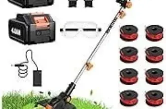Hortihub 9000RPM Cordless Weed Wacker with 2x 4000mAh Batteries for $41.99