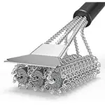 HOUSE AGAIN Bristle-Free Grill Brush with Scraper for $9.99