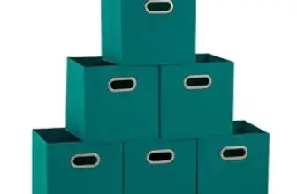 6-Pack Household Essentials Foldable Fabric Storage Bins for $10
