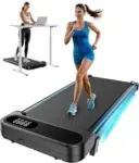 HUANUO Walking Pad Treadmill with 5° Incline for $64.99