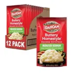 Idahoan Reduced Sodium Buttery Homestyle Mashed Potatoes, 4 Ounce (Pack of 12) for $11.88