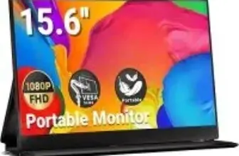 Ingnok 15.6″ 1080p IPS USB-C Portable Monitor with Cover for $49.99