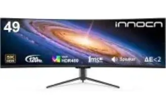 Innocn 49C1R 49″ Curved Gaming Monitor with 5120×1440 Resolution for $499.99