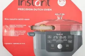 Instant Pot 6qt Precision Dutch Oven in Red Cast Iron for $74.99