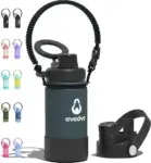 Insulated 12oz Water Bottle with Two Lids for $4.99