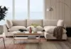 Iroomy Modular Chenille Cloud 4-Seater Sectional Sofa for $569.99
