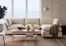 Iroomy Modular Chenille Cloud 4-Seater Sectional Sofa for $569.99