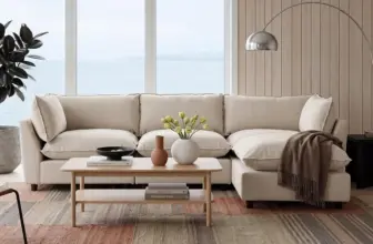 Iroomy Modular Chenille Cloud 4-Seater Sectional Sofa for $569.99