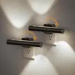 2-Pack JandCase Dimmable LED Rotating Plug-In Lights for $8.99