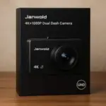 Janwold JW-DC308S 4K Dual Dash Camera with WiFi and GPS for $43.88