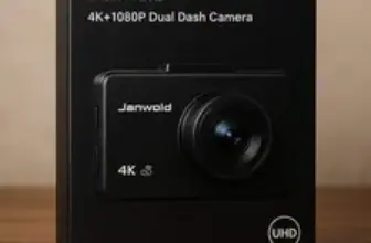 Janwold JW-DC308S 4K Dual Dash Camera with WiFi and GPS for $43.88