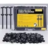 JingJinYY Aymier 120 Pcs Heavy-Duty Nylon Cable Tie Buckles for $4.99