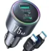 Joyroom 175W GaN 3-Port USB Car Charger with USB-C Cable for $12.51
