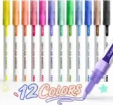 18-Count JusArt Outline Sparkle Metallic Shimmer Markers for $3.49