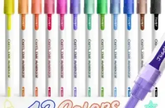 18-Count JusArt Outline Sparkle Metallic Shimmer Markers for $3.49