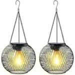 KagoLing Solar Lanterns Outdoor 2-Pack for $16.99