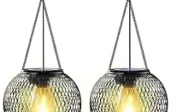 KagoLing Solar Lanterns Outdoor 2-Pack for $16.99