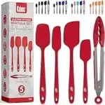 Kaluns 5-Piece Silicone Kitchen Spatula and Tongs Set for $7.99