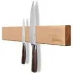 Keemake 16″ Acacia Wood Knife Magnetic Strip for $10.34
