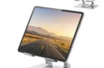 Kexin 360° Swivel Base Aluminum Adjustable Tablet Stand for $13.89