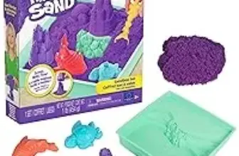 Kinetic Sand Sandbox Set with 1lb Purple Play Sand for $6.95