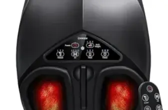 KNQZE Shiatsu Foot Massager with Heat & Remote for $65