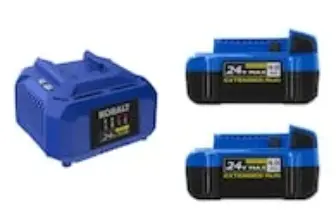 Kobalt 24V 4Ah Lithium-ion Battery & Charger Kit – $59.00