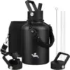 Konokyo 50oz Insulated Stainless Steel Water Bottle with Carrying Bag for $16.39