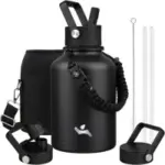 Konokyo 50oz Insulated Stainless Steel Water Bottle with Carrying Bag for $16.39