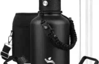 Konokyo 50oz Insulated Stainless Steel Water Bottle with Carrying Bag for $16.39