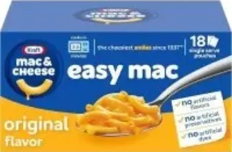 Kraft Easy Mac and Cheese 38.7oz (18 Packets) for $4.54