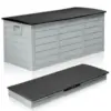 Ktaxon 75 Gallon Outdoor Garden Plastic Storage Deck Box for $39.98