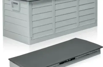 Ktaxon 80-Gallon Outdoor Garden Storage Deck Box for $37.99