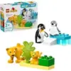 LEGO DUPLO Town Wild Animal Families Penguins & Lions Building Toy – $4.99