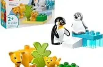 LEGO DUPLO Town Wild Animal Families Penguins & Lions Building Toy – $4.99