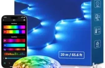 Lepro SE1 AI Smart LED Strip Lights 65.6ft for $17
