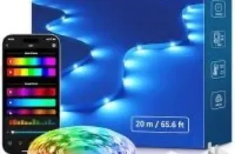 Lepro SE1 AI 65.6ft Smart RGB LED Strip Lights for $17.13